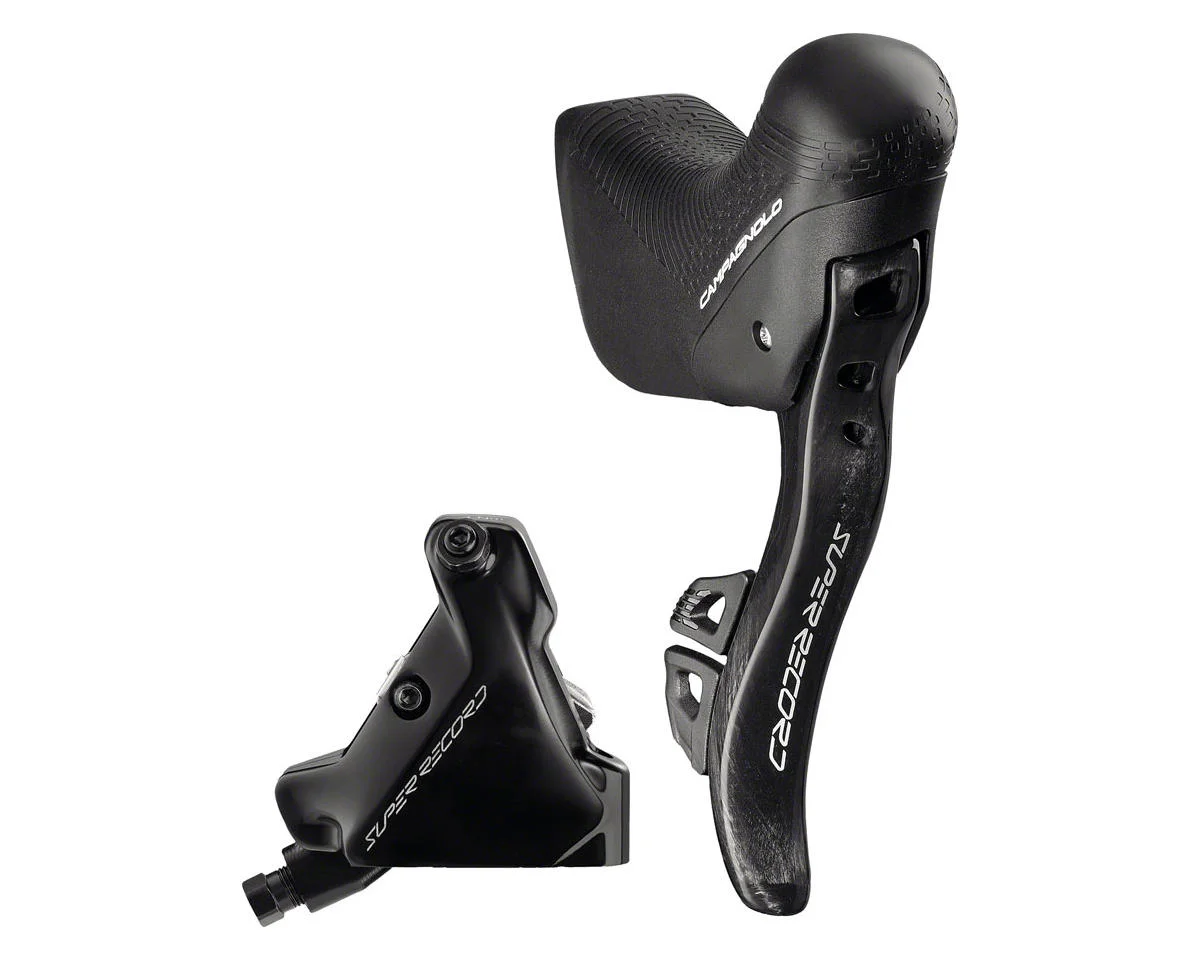 Campagnolo Super Record Ergopower Brake/Shift Lever (Black) (140mm Caliper) (Right) (12 Speed) (Caliper Included) (El...